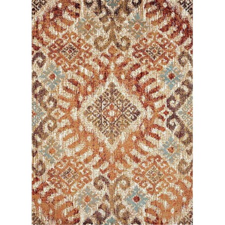 Rlm Distribution 1 ft. 10 in. x 3 ft. Bridges Verrazano Accent Rug Crimson HO3089335